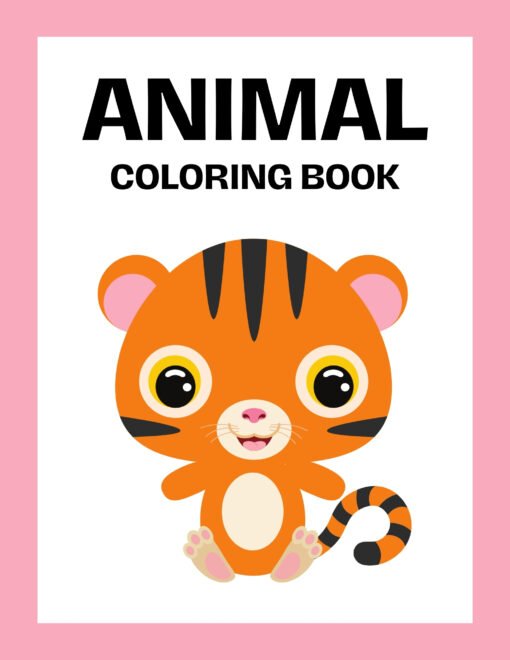 Animal Coloring Activity Book for Kids