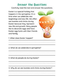 Easter Activity Book for Kids