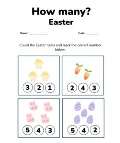 Easter Activity Book for Kids