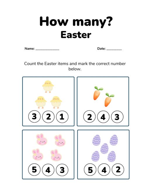 Easter Activity Book for Kids