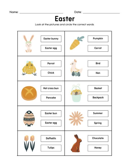 Easter Activity Book for Kids