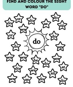 Find and Color the Sight Words Activity Book