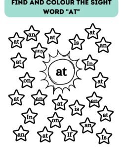 Find and Color the Sight Words Activity Book