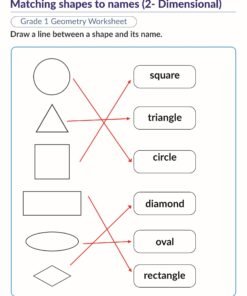 Name of 2D Shapes Activity Book