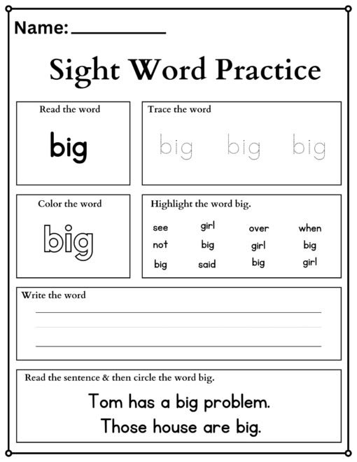 Sight-word-practice