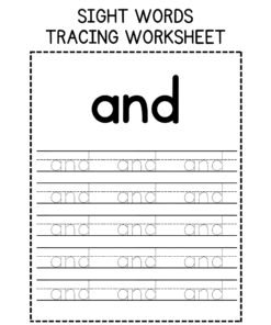 Sight-word-tracing