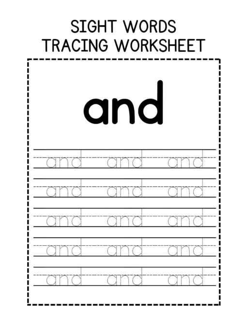 Sight-word-tracing