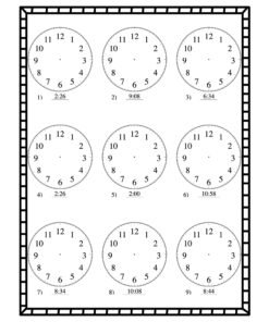 Simple Time Activity Book for Kids