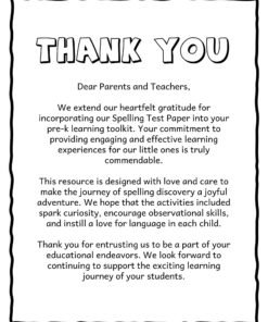 Spelling-Test-Paper-for-Early-Writers-Word-Families-Included