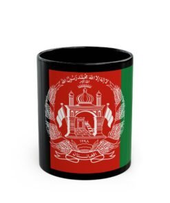 Afghanistan Flag & Kalima Black Mug (11oz, 15oz)