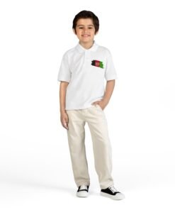 DryBlend® Youth Jersey Polo Afghanistan Flag