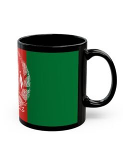 Alternative view of Afghanistan Flag & Kalima Black Mug (11oz, 15oz)