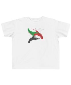 Toddler's Fine Jersey Tee Tri Color Afghan Flag