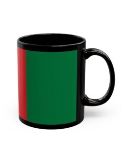 Alternative view of Black Mug (11oz, 15oz) Afghanistan Flag